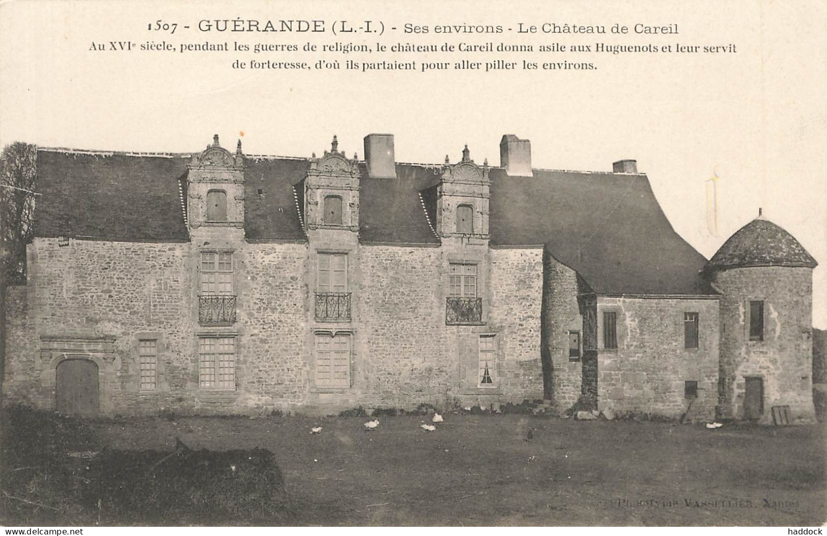 GUERANDE : SES ENVIRONS - LE CHATEAU DE CAREIL - Guérande