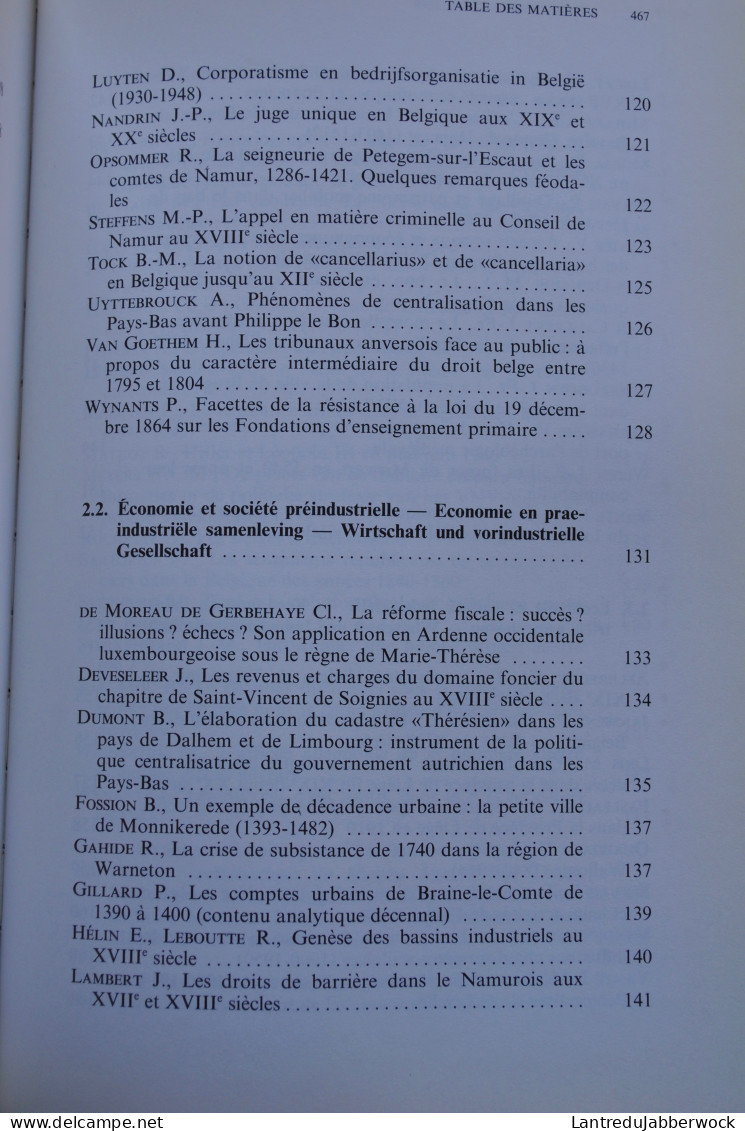 3è Congrès de Namur Actes 1 1988 Association des cercles francophones d'Histoire et d'archéologie Belgique Régionalisme 