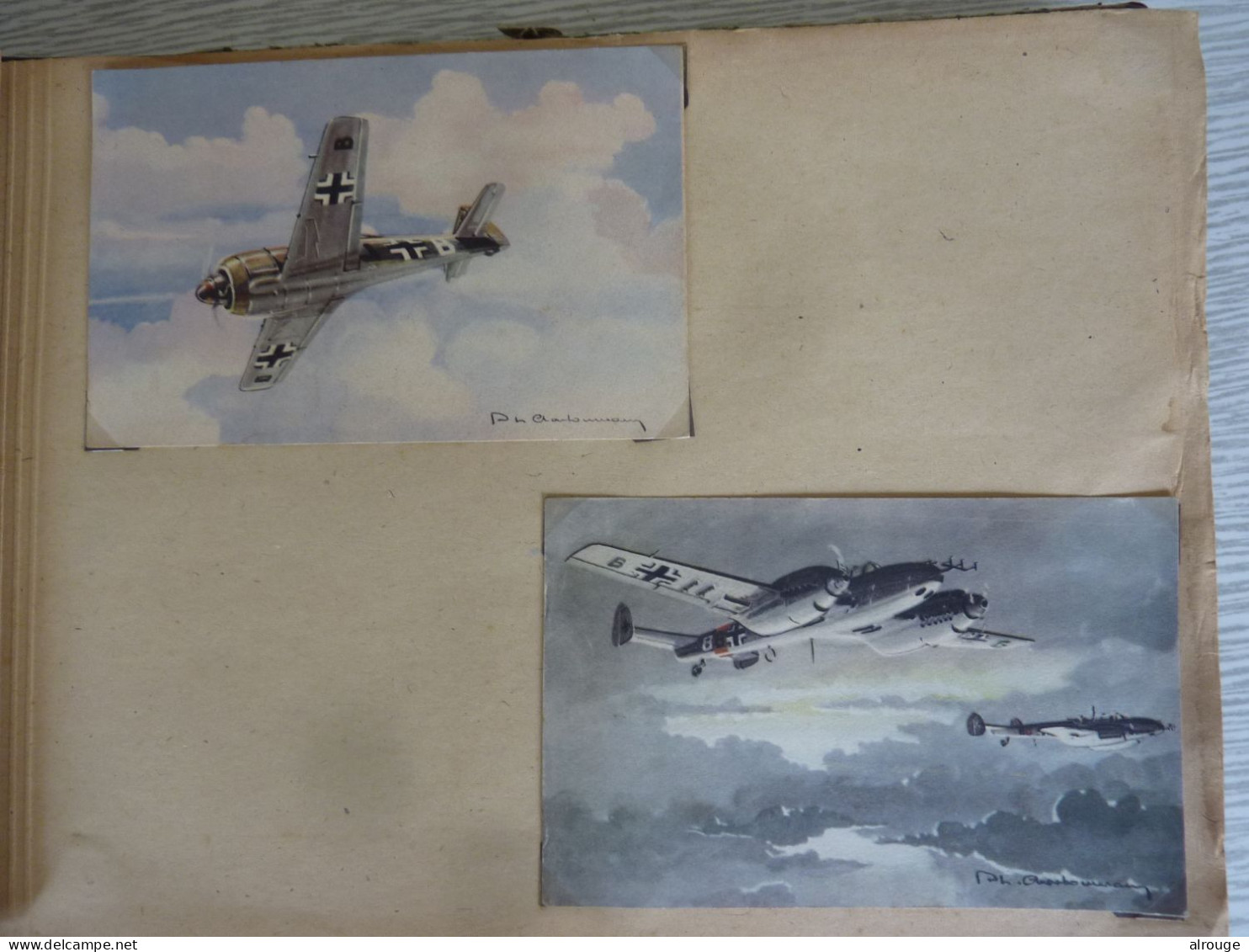 Album de CP d'Avions de guerre 1939-1945 , 65 Cartes postales