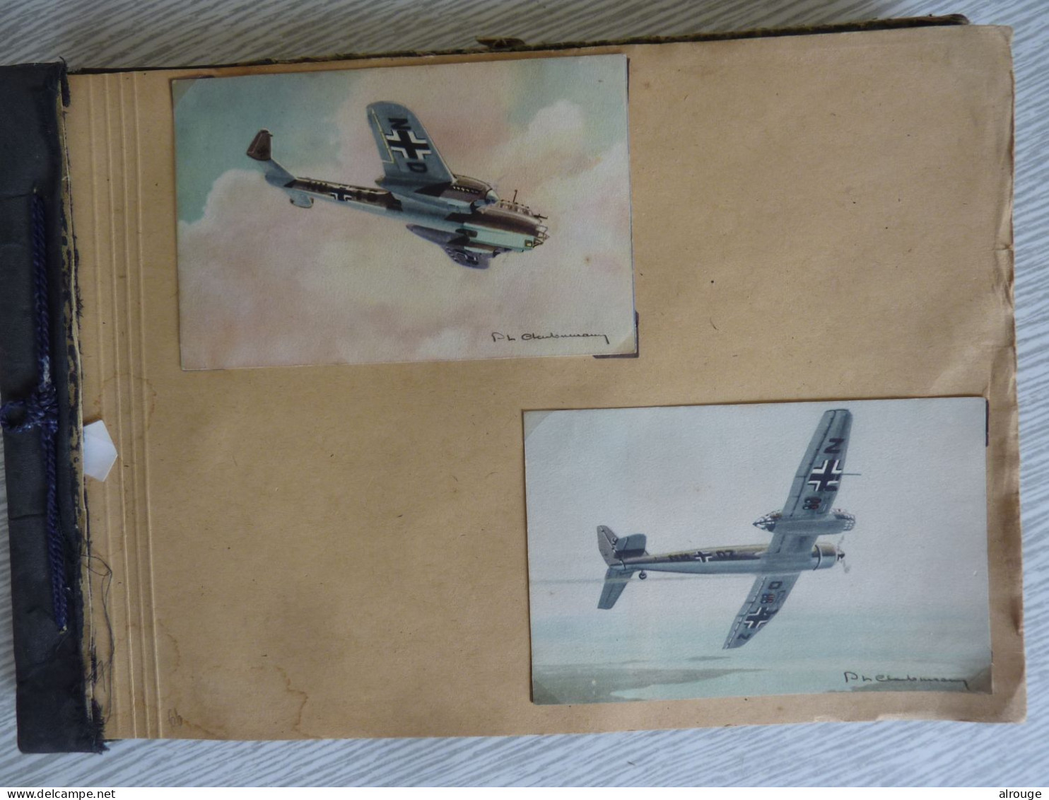 Album de CP d'Avions de guerre 1939-1945 , 65 Cartes postales