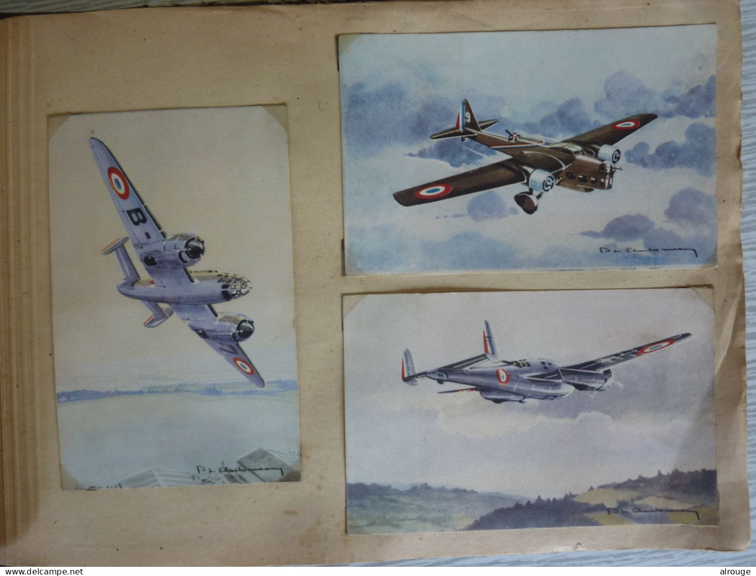 Album de CP d'Avions de guerre 1939-1945 , 65 Cartes postales