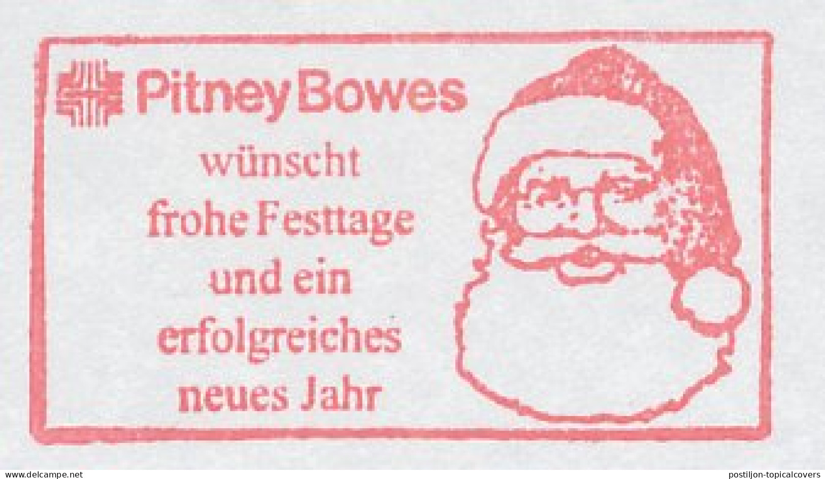 Meter Cut Germany 2000 Pitney Bowes - Santa Claus - Timbres De Distributeurs [ATM]