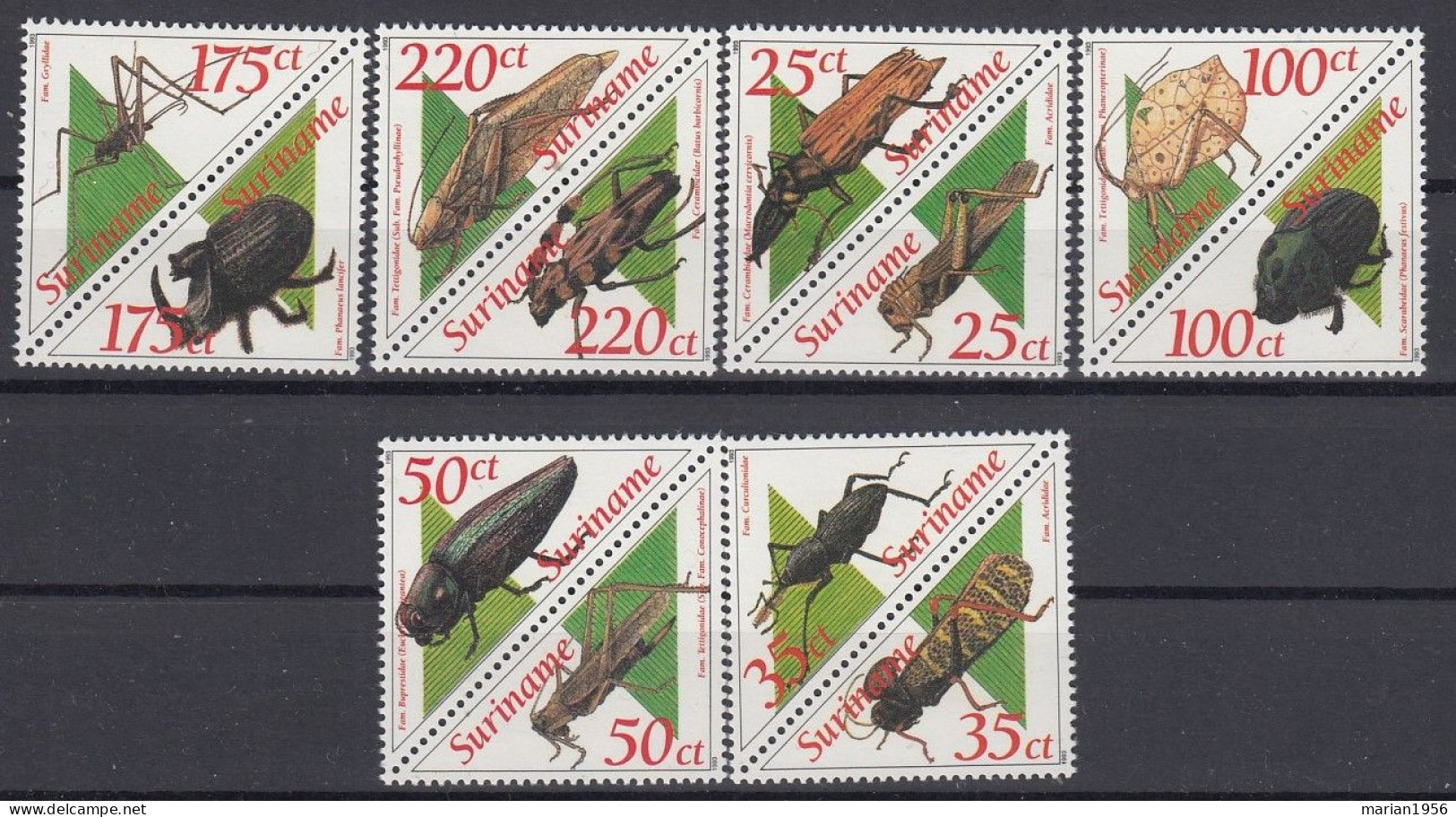 Surinam 1993 - INSECTES - MNH - Altri & Non Classificati