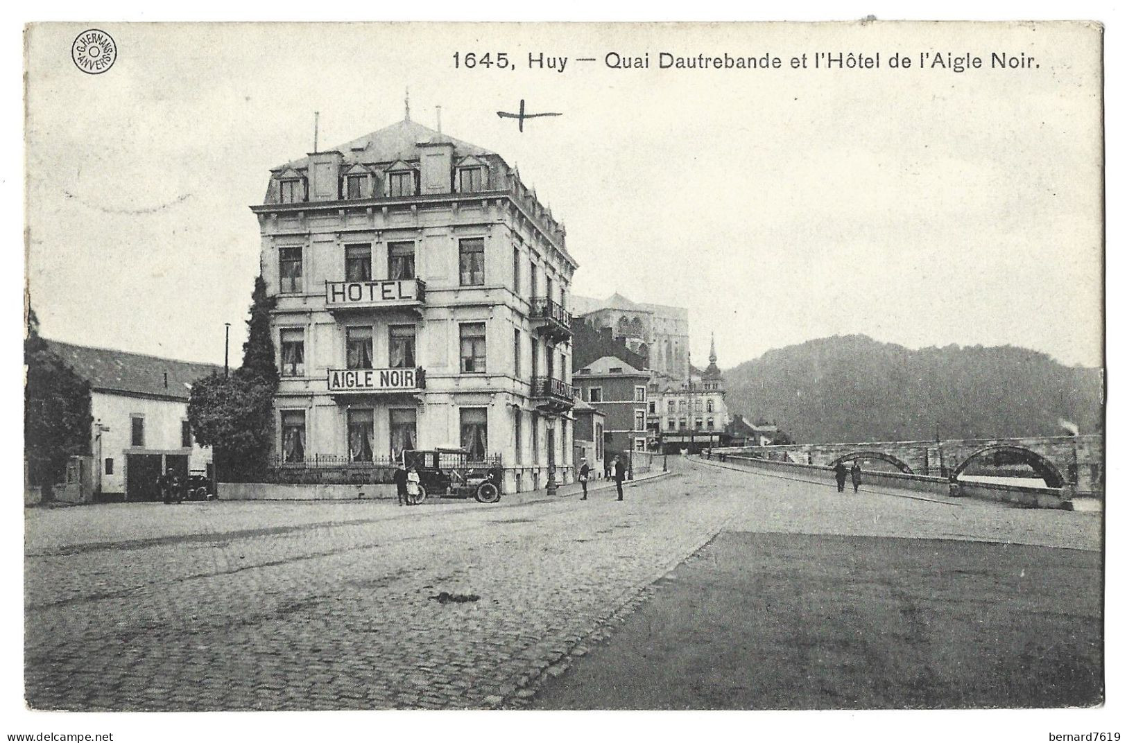 Belgique -  Huy - Quai Dautrebande Et L'hotel De L'aigle Noir - Hoei