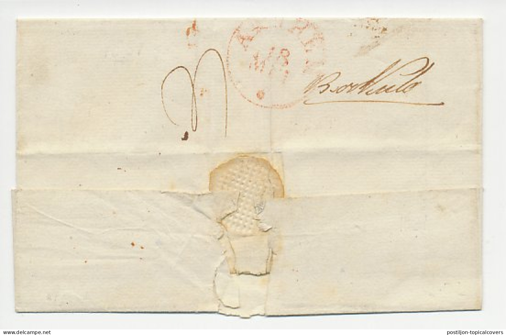 Distributiekantoor Borkulo - Zutpen - Arnhem - ...-1852 Préphilatélie