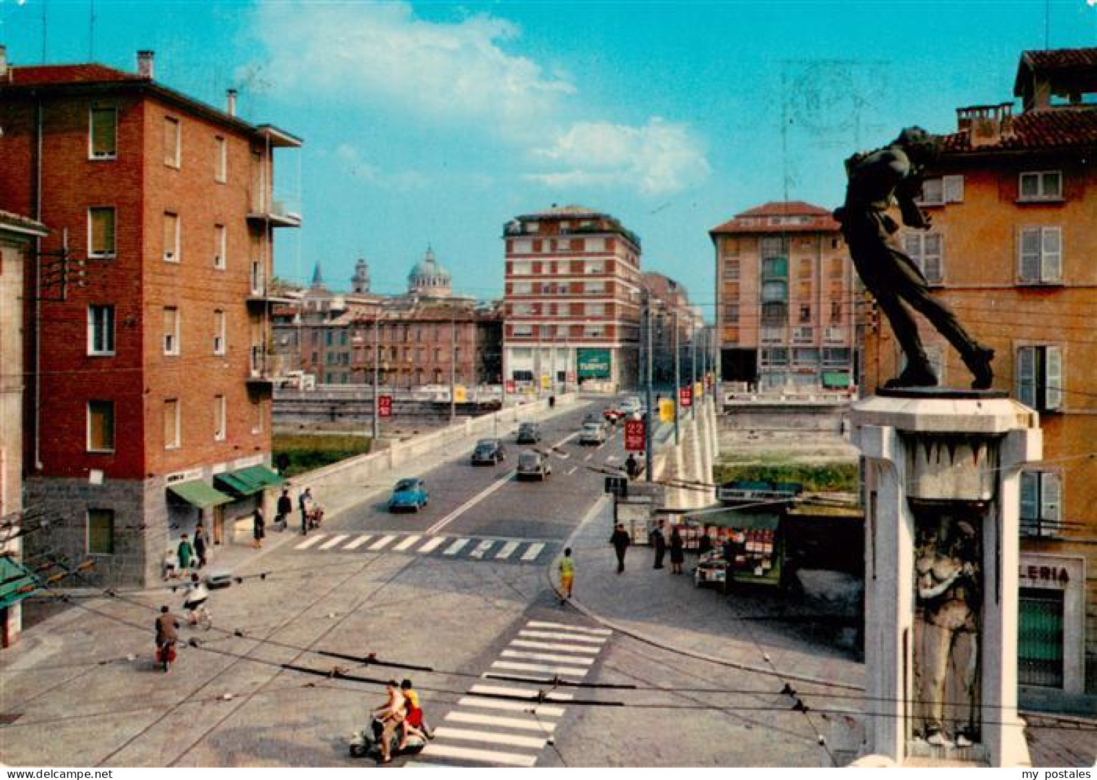 73886292 Parma Emilia-Romagna IT Monumento A Filippo Corridoni E Ponte Di Mezzo  - Sonstige & Ohne Zuordnung