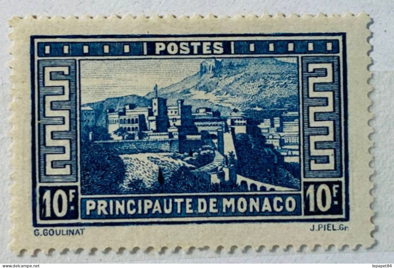 Monaco YT N° 133 Neuf* Trace Charnière Gomme D'origine - Unused Stamps