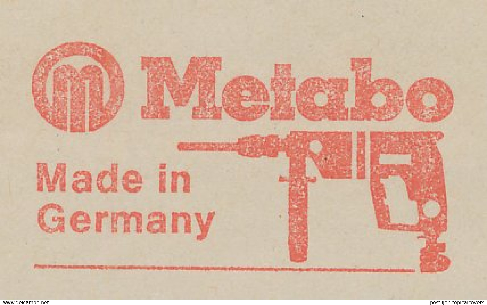 Meter Cut Germany 1993 Drilling Machine - Andere & Zonder Classificatie