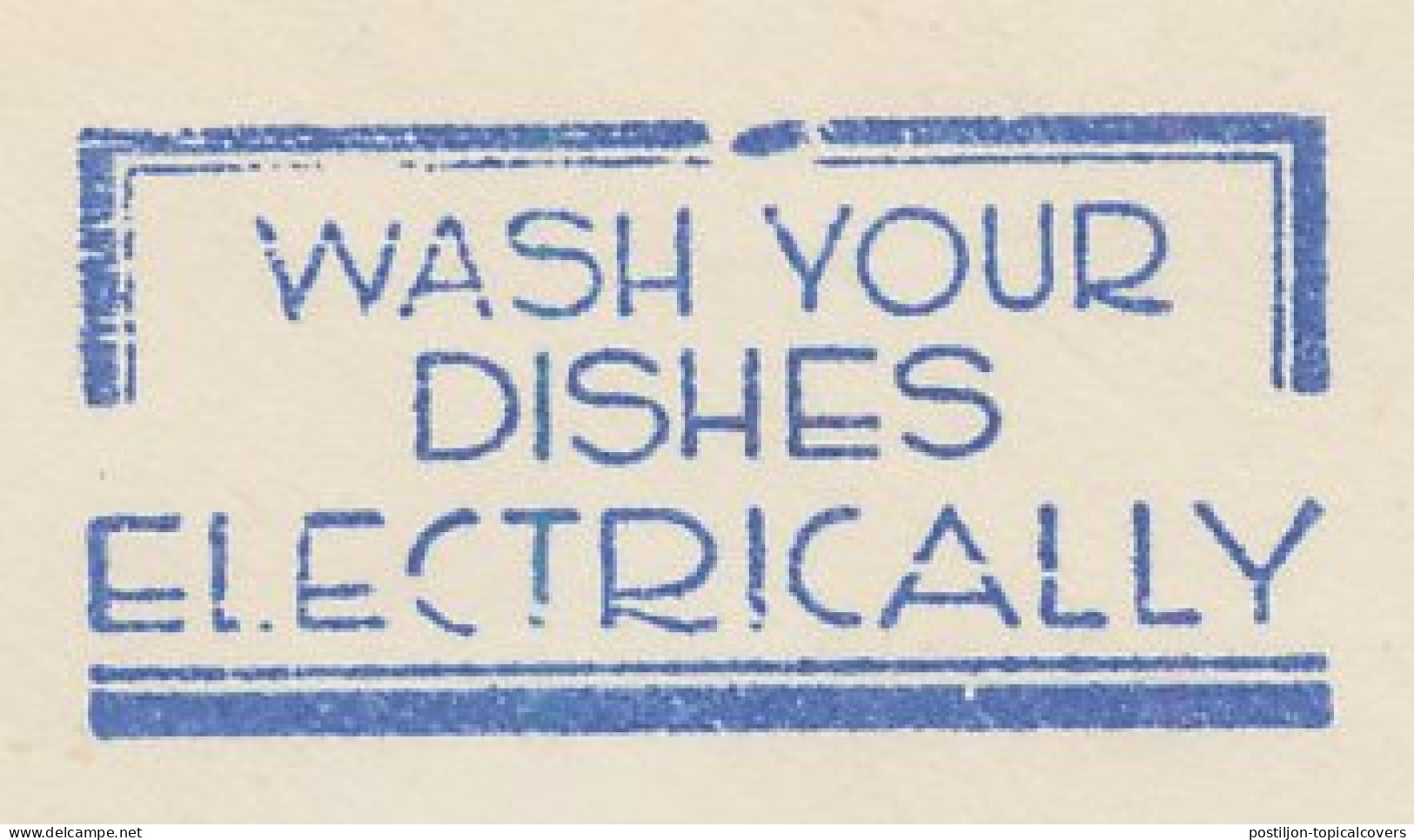 Meter Cut USA 1940 Dish Wasser - Electrically - Non Classificati