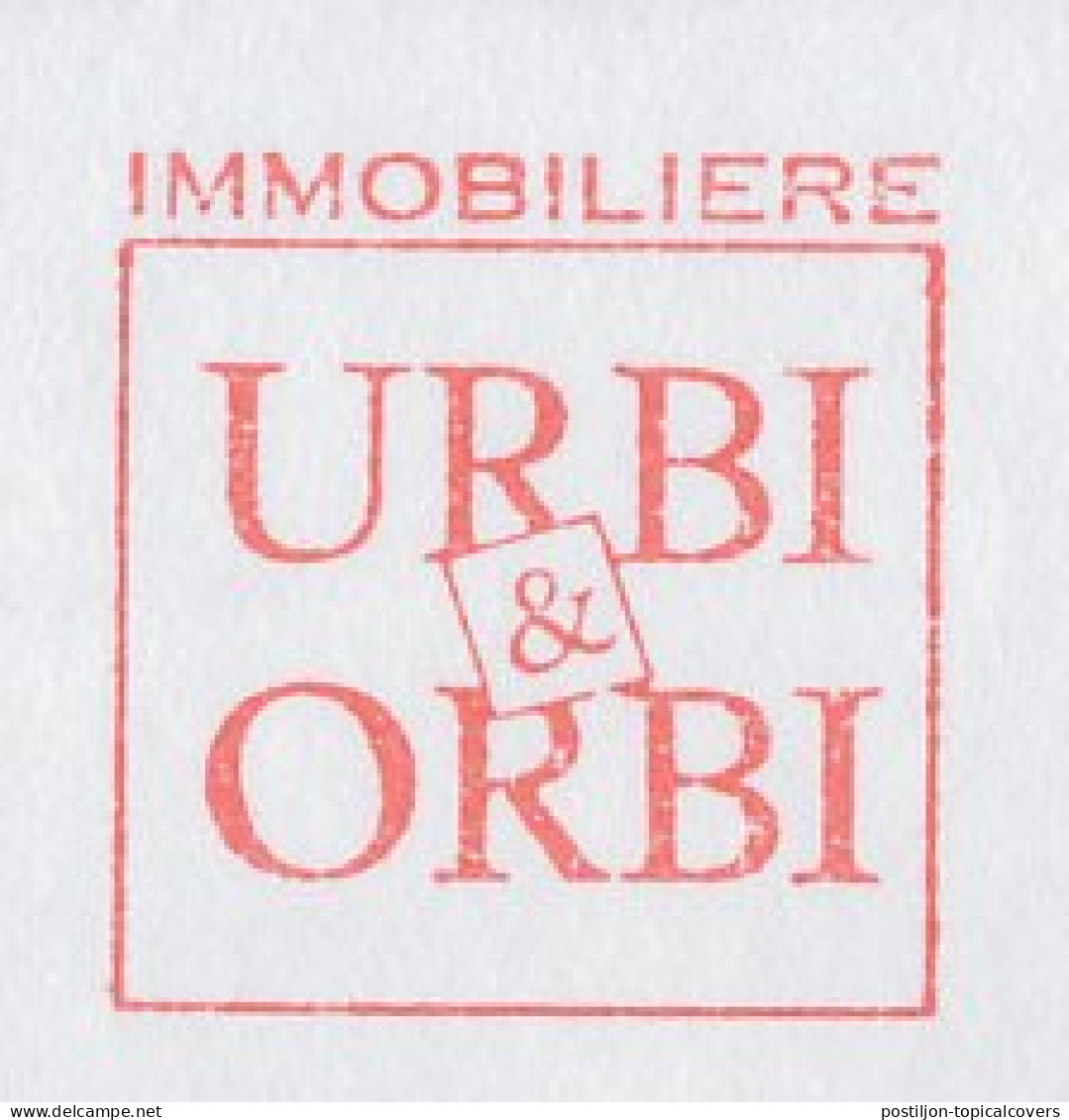 Meter Cover France 2002 Urbi & Orbi - Latin - City - World - Autres & Non Classés