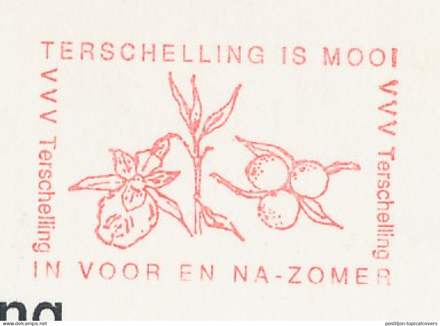 Meter Printed Matter Netherlands 191 Cranberry - Terschelling - Alberi