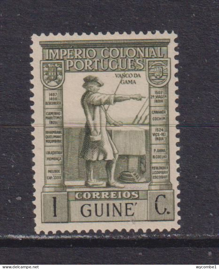 PORTUGUESE GUINEA - 1938 1c Hinged Mint - Portuguese Guinea