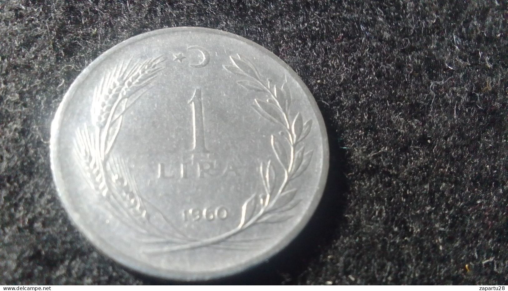 TÜRKİYE - 1960 - 1    LİRA  YÜKSEK KATALOG DEĞERİ - Turquia