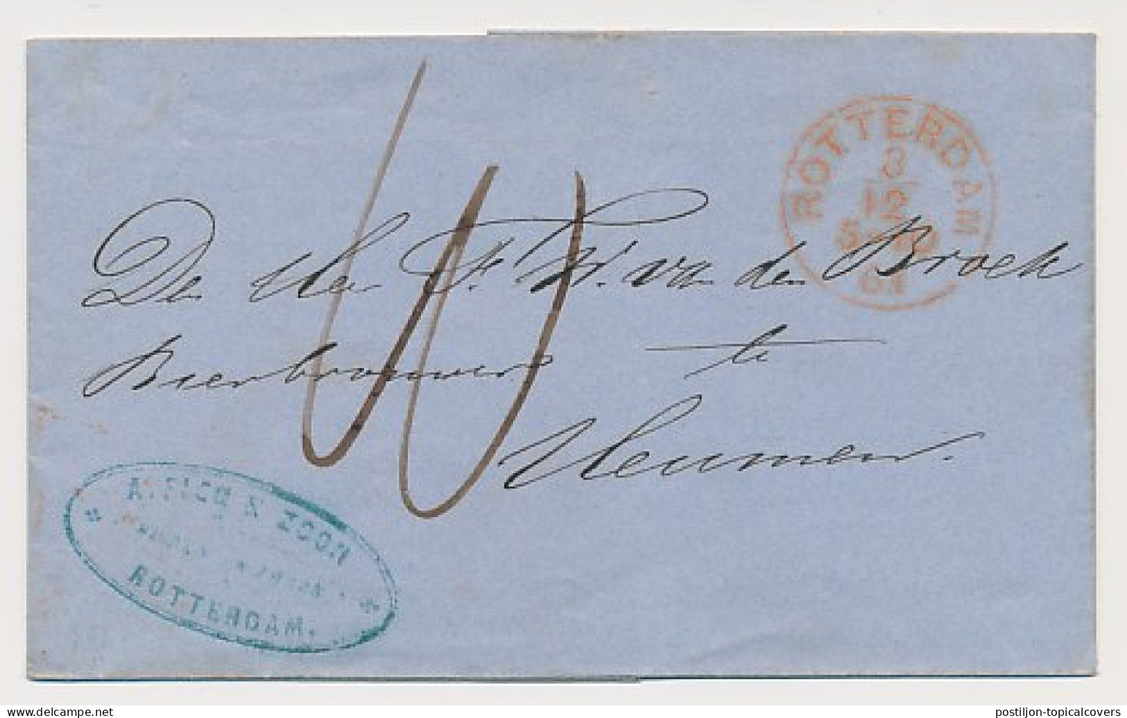 Rotterdam - Heumen 1861 - ...-1852 Prephilately