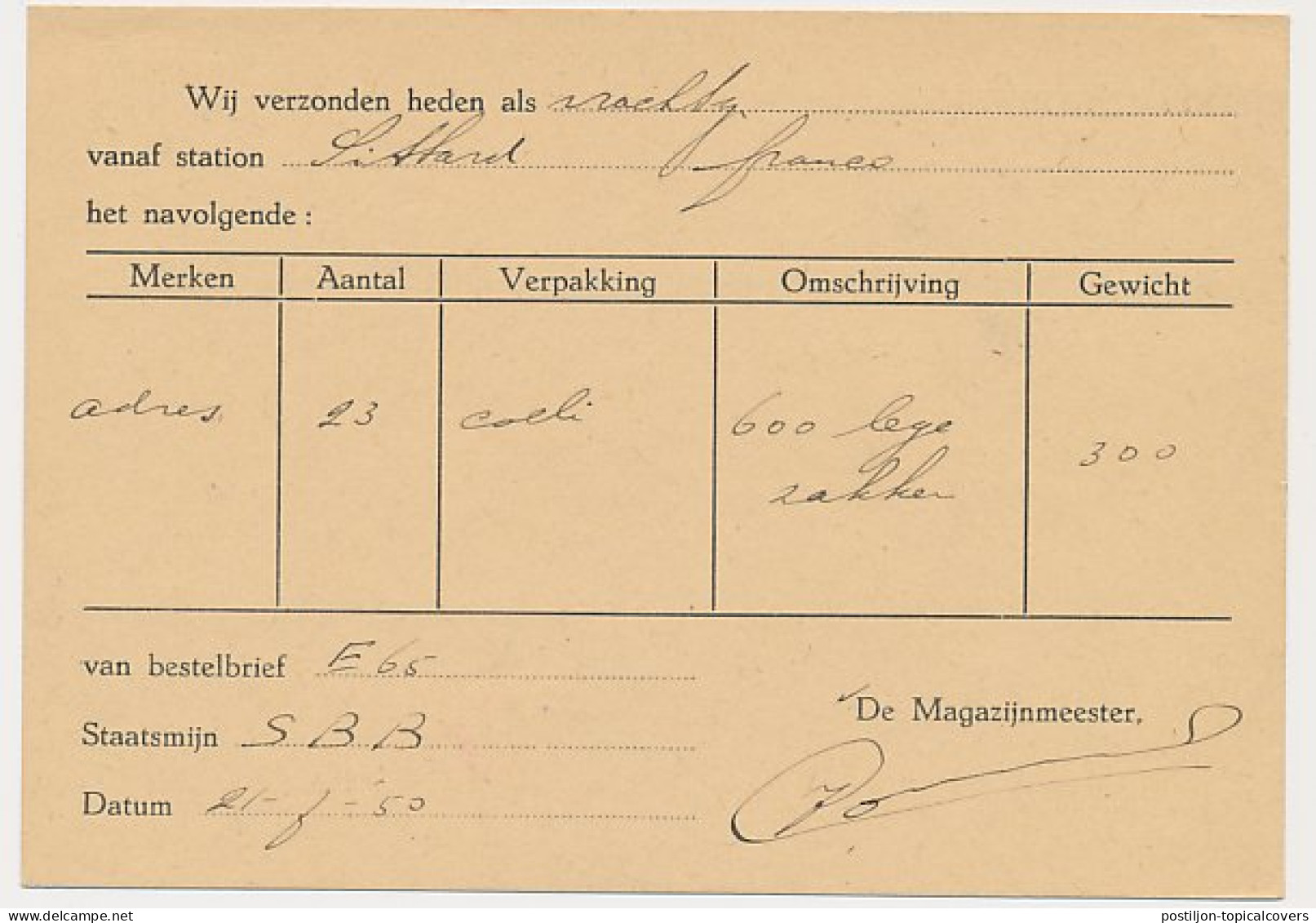 Firma Briefkaart Geleen 195 - Staatsmijn Lutterade - Zonder Classificatie