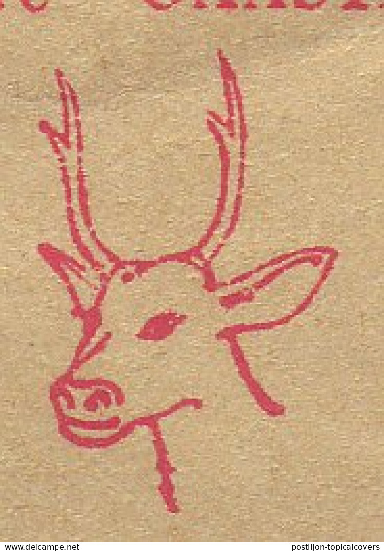 Meter Cover Netherlands 1966 Deer - Stag - Altri & Non Classificati