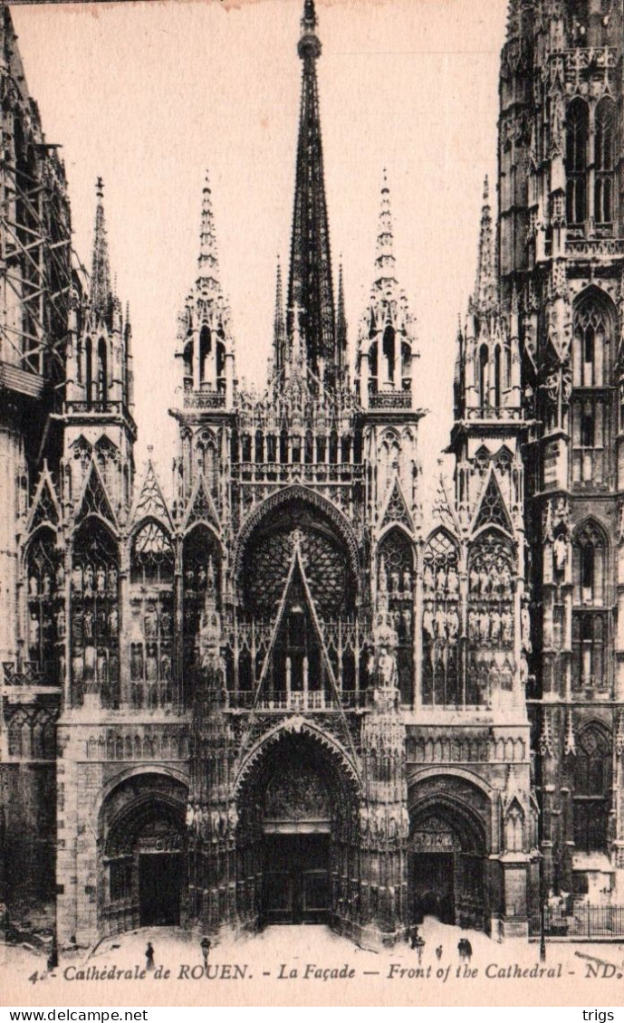 Rouen (Cathédrale) - La Façade - Rouen