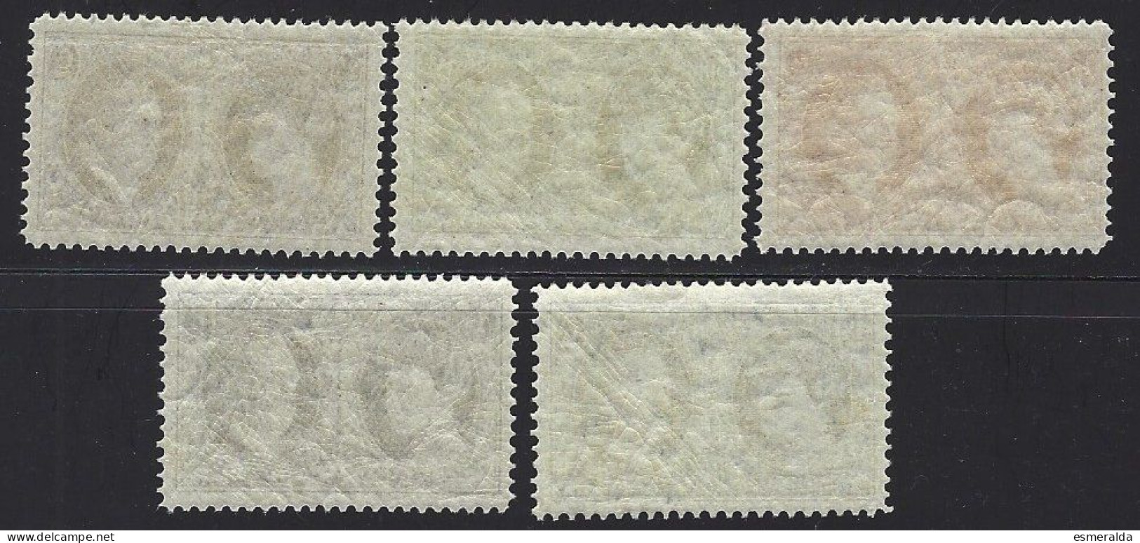 Luxembourg Yv 187/91,exposition Philathèlique 1927. 5 Valeurs Tous ** /mnh - Unused Stamps