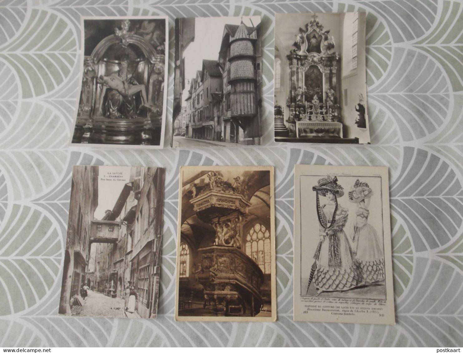 LOT van 900 oude postkaarten (9 x 14) van EUROPA