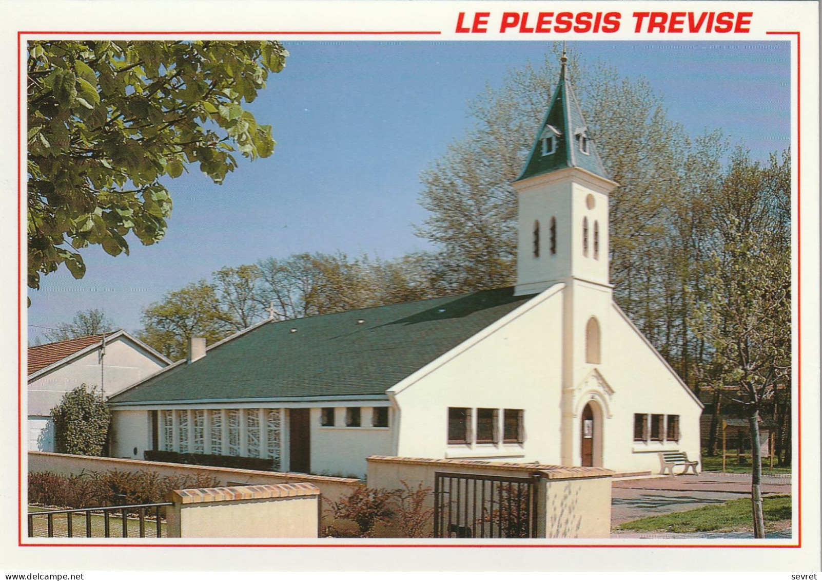 LE PLESSIS TREVISE. - L'Eglise St-JeanBaptiste. CLiché RARE - Le Plessis Trevise