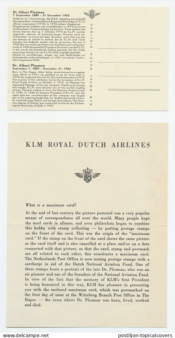 FDC / 1e Dag Em. Luchtvaartfonds 1954 - Non Classés