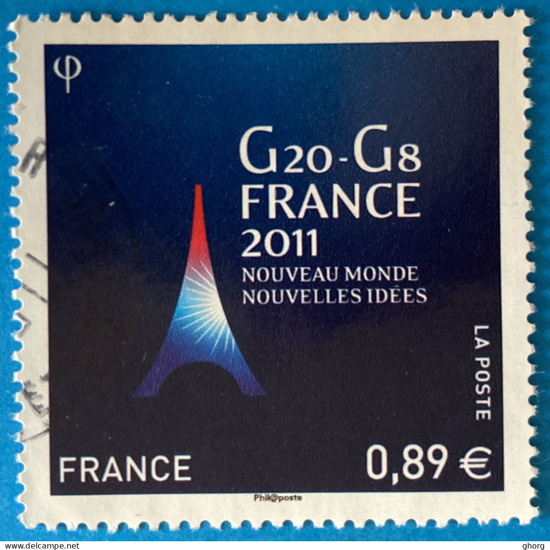 France 2011 : G20-G8 Présidence Française N°4575 Oblitérés - Usati