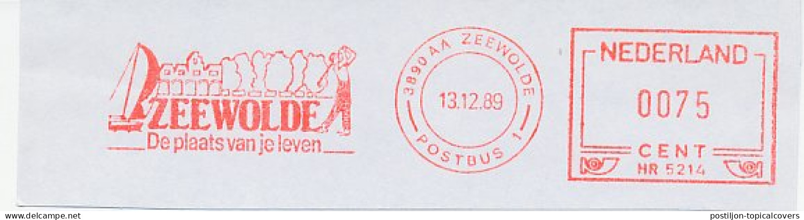 Meter Cut Netherlands 1989 Golf - Sailing - Other & Unclassified