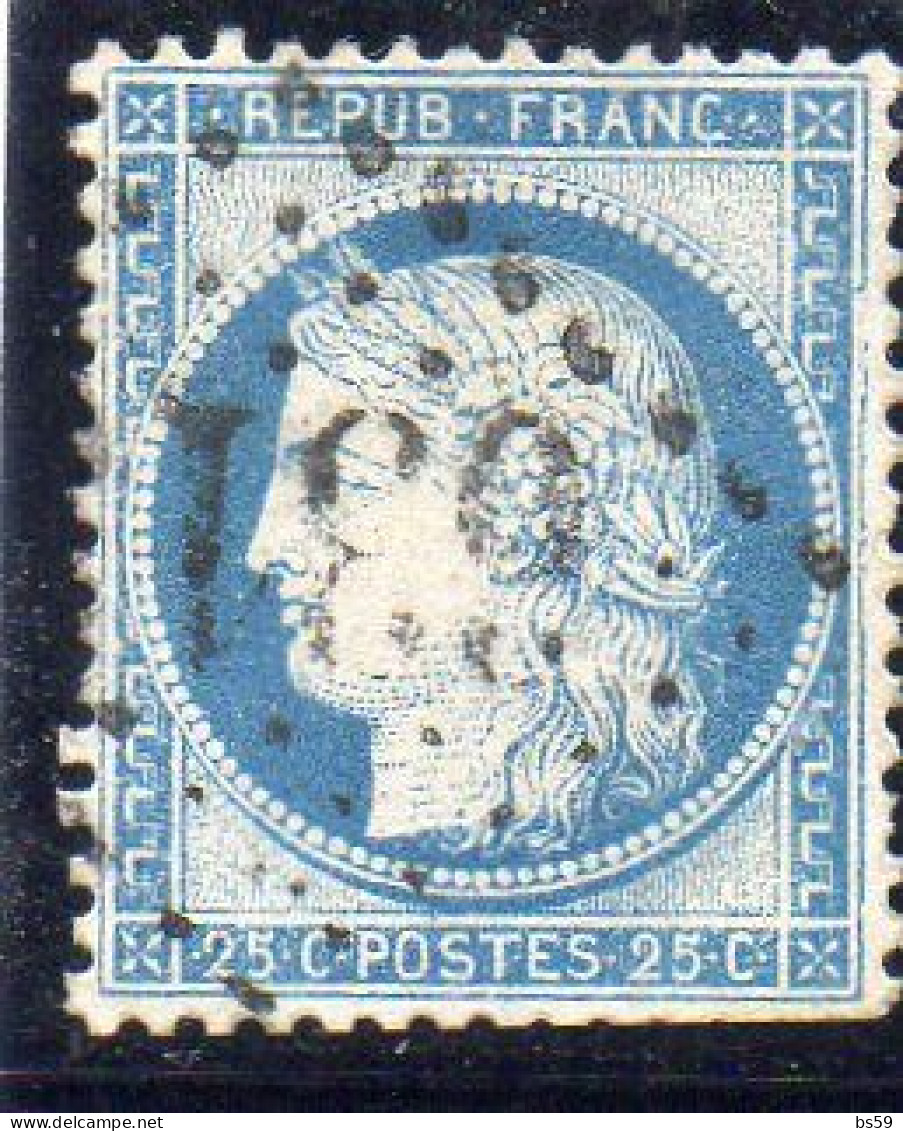 N° 60C Type I (ld) Avec Variété Filet Droit (037) - 1871-1875 Cérès