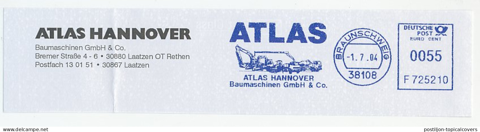 Meter Top Cut Germany 2004 Construction Vehicle - Atlas - Autres & Non Classés