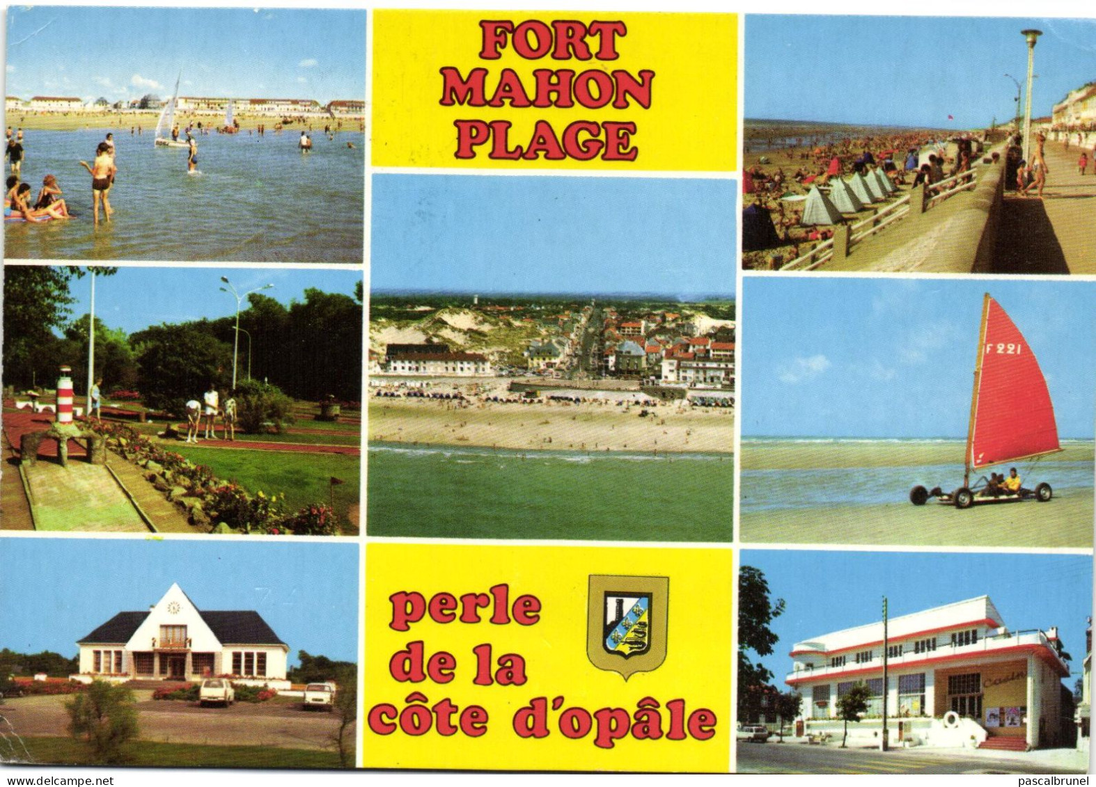 FORT MAHON - BAIGNADE - GOLF - MAIRIE - L'ESPLANADE - CHAR A VOILE - CASINO - Fort Mahon