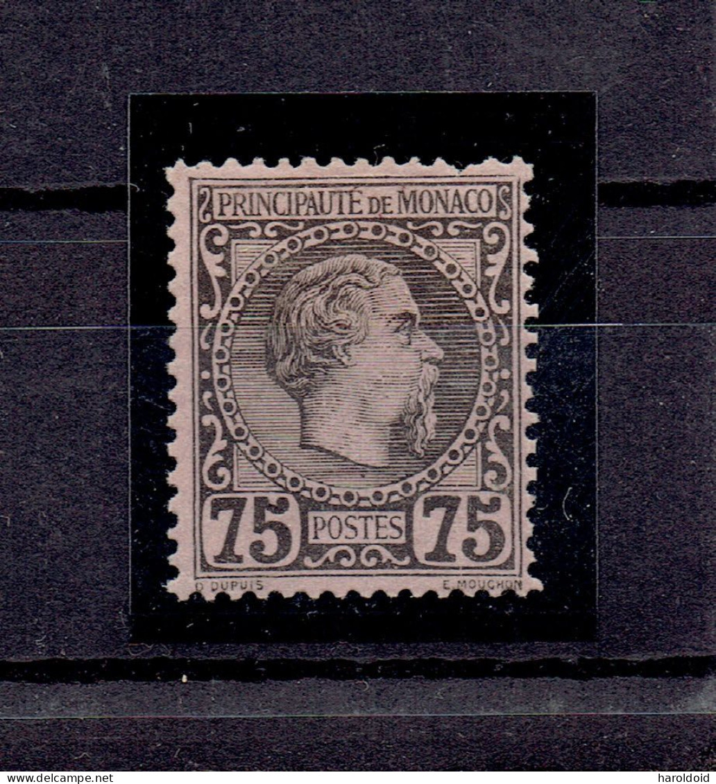 MONACO - N°8 * - MANQUE 1 DENT SINON TB - Unused Stamps