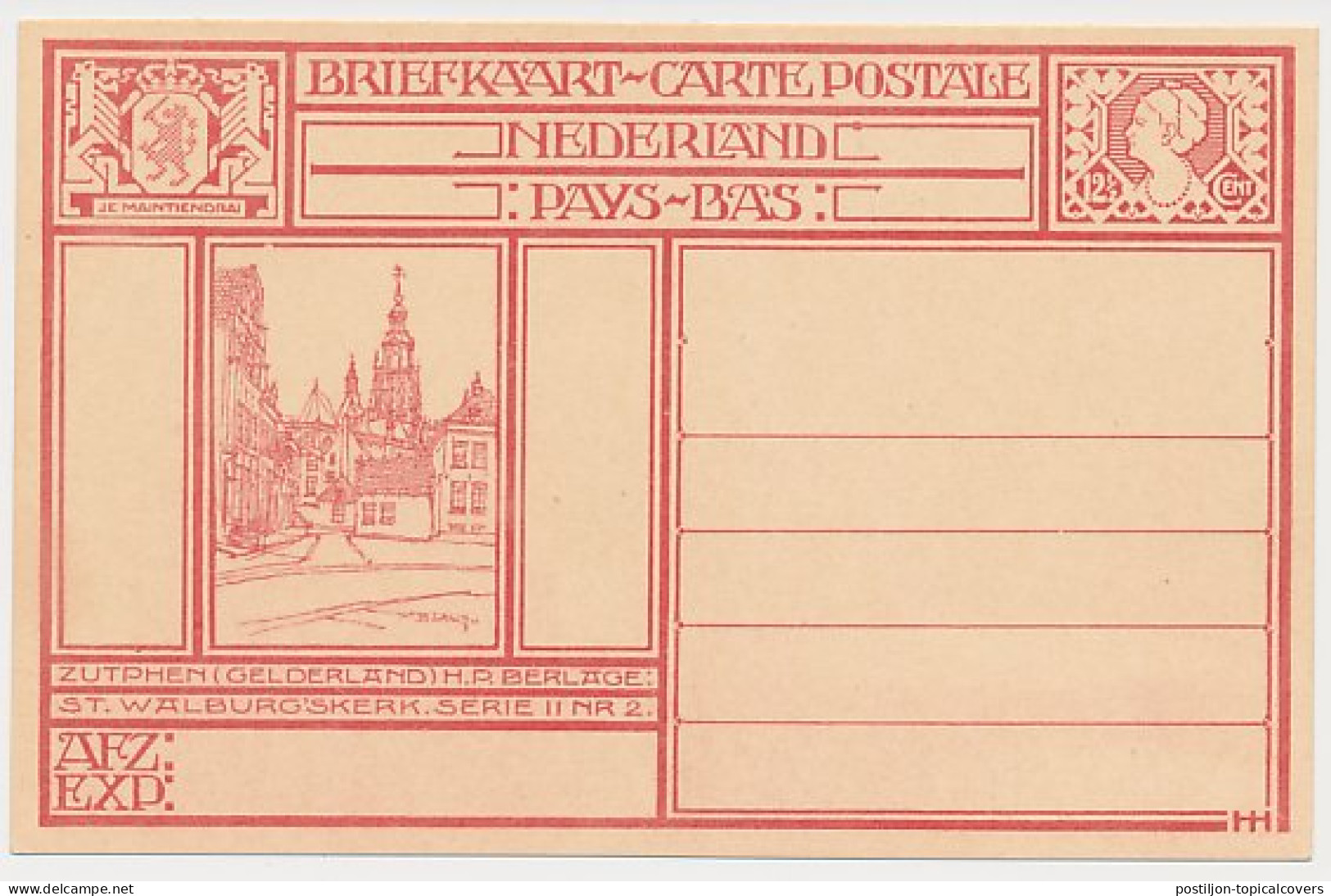 Briefkaart G. 199 B - Ganzsachen