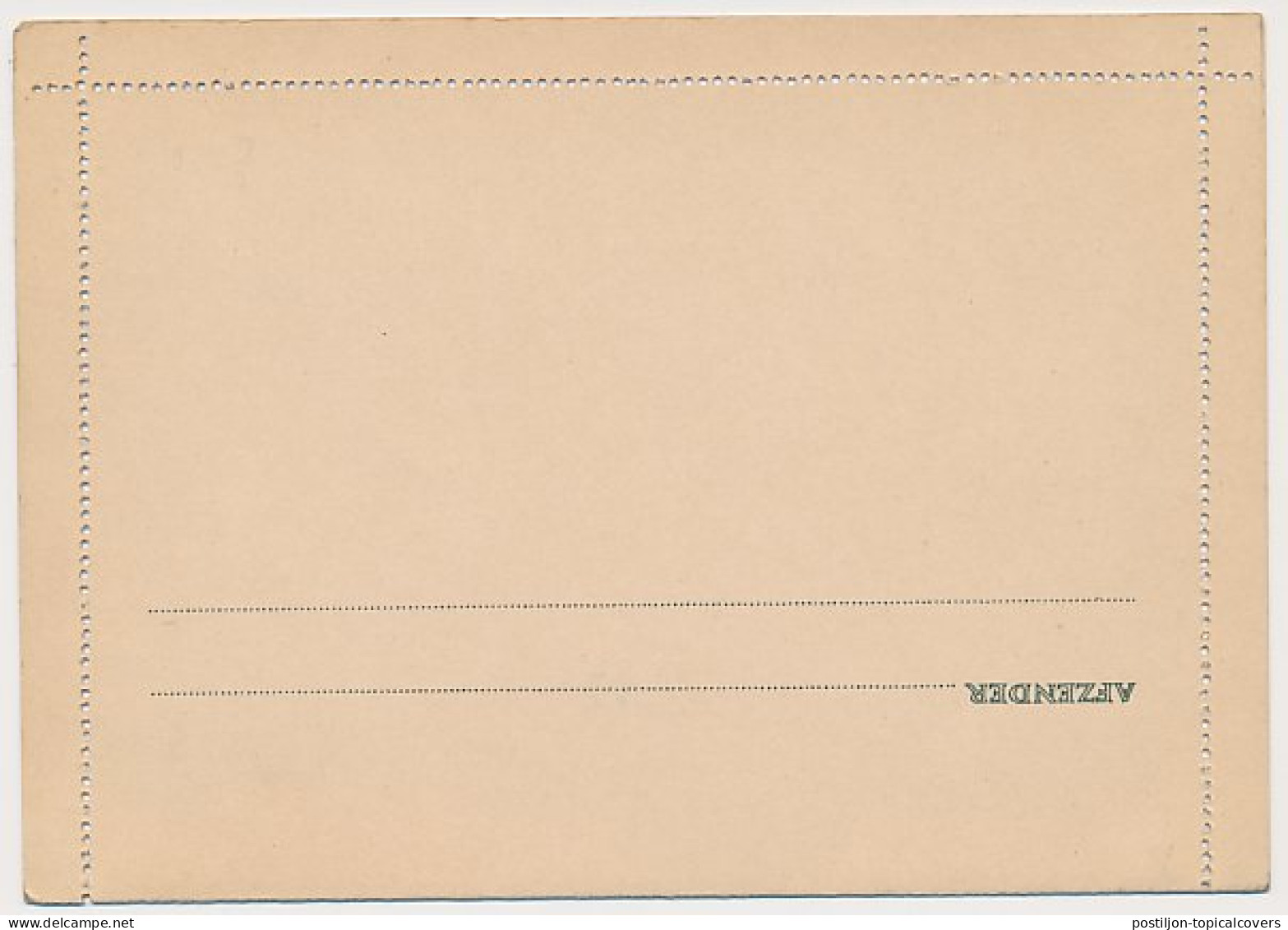 Postblad G. 19 B - Ganzsachen