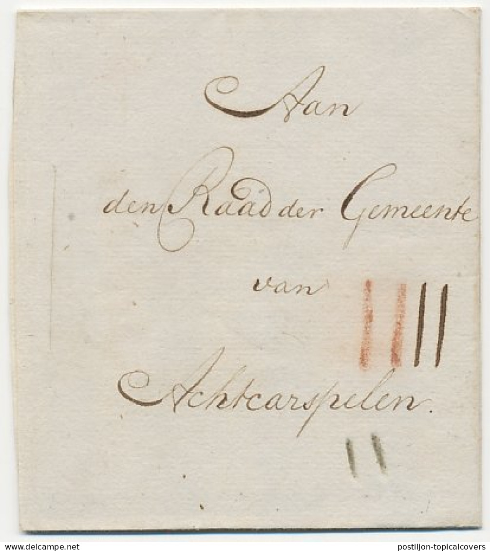 Leeuwarden - Achtkarspelen 1802 - ...-1852 Prephilately