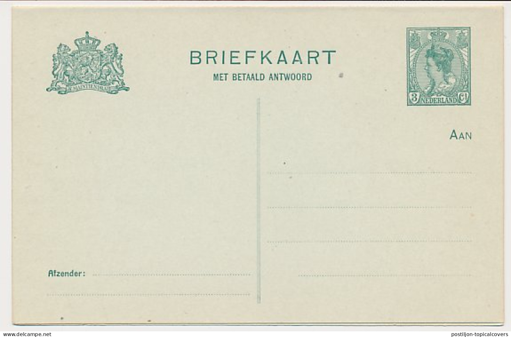 Briefkaart G. 91 I - Interi Postali