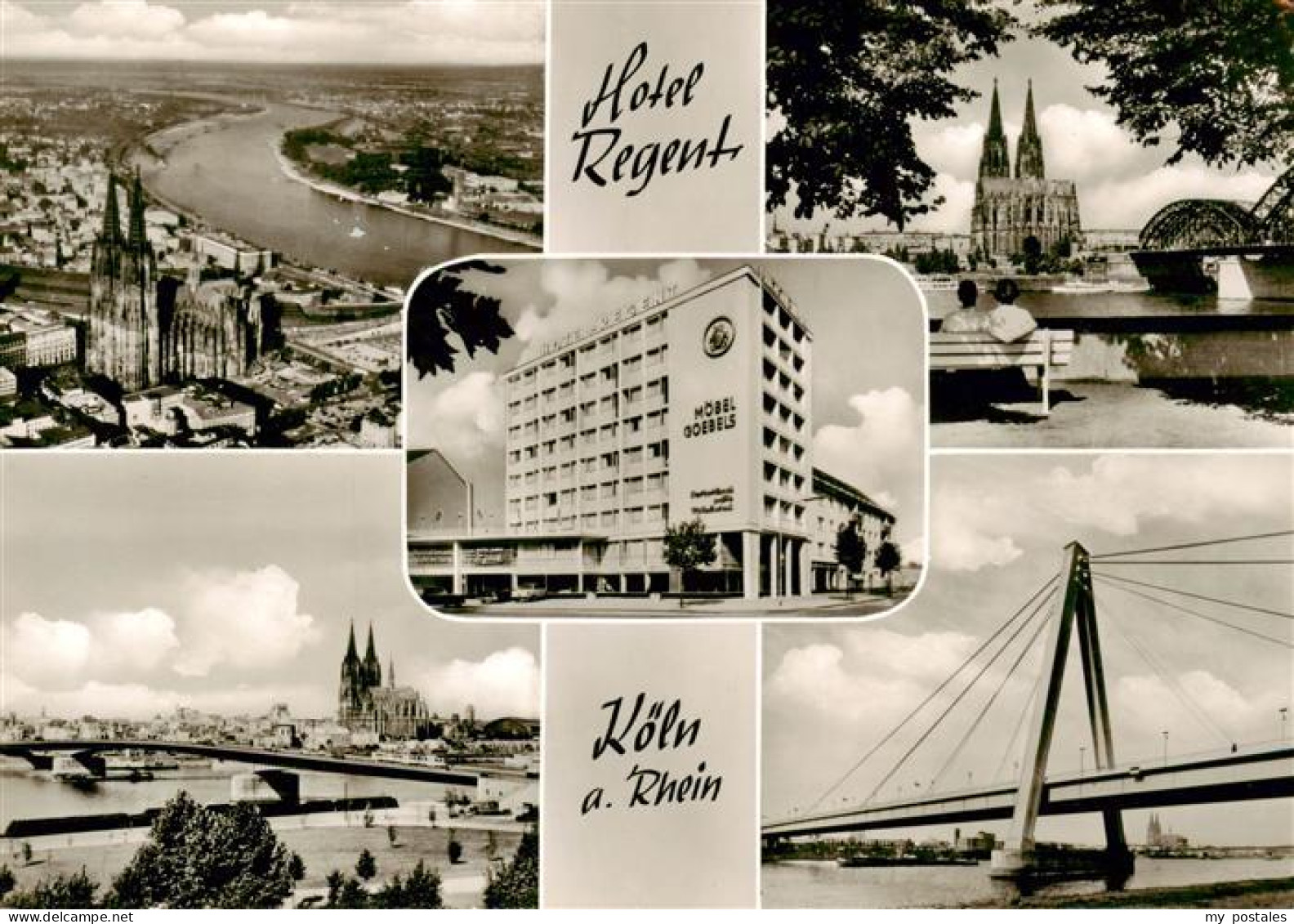 73886091 Koeln  Rhein Hotel Regent Hochhaus Koelner Dom Rheinbruecke  - Köln