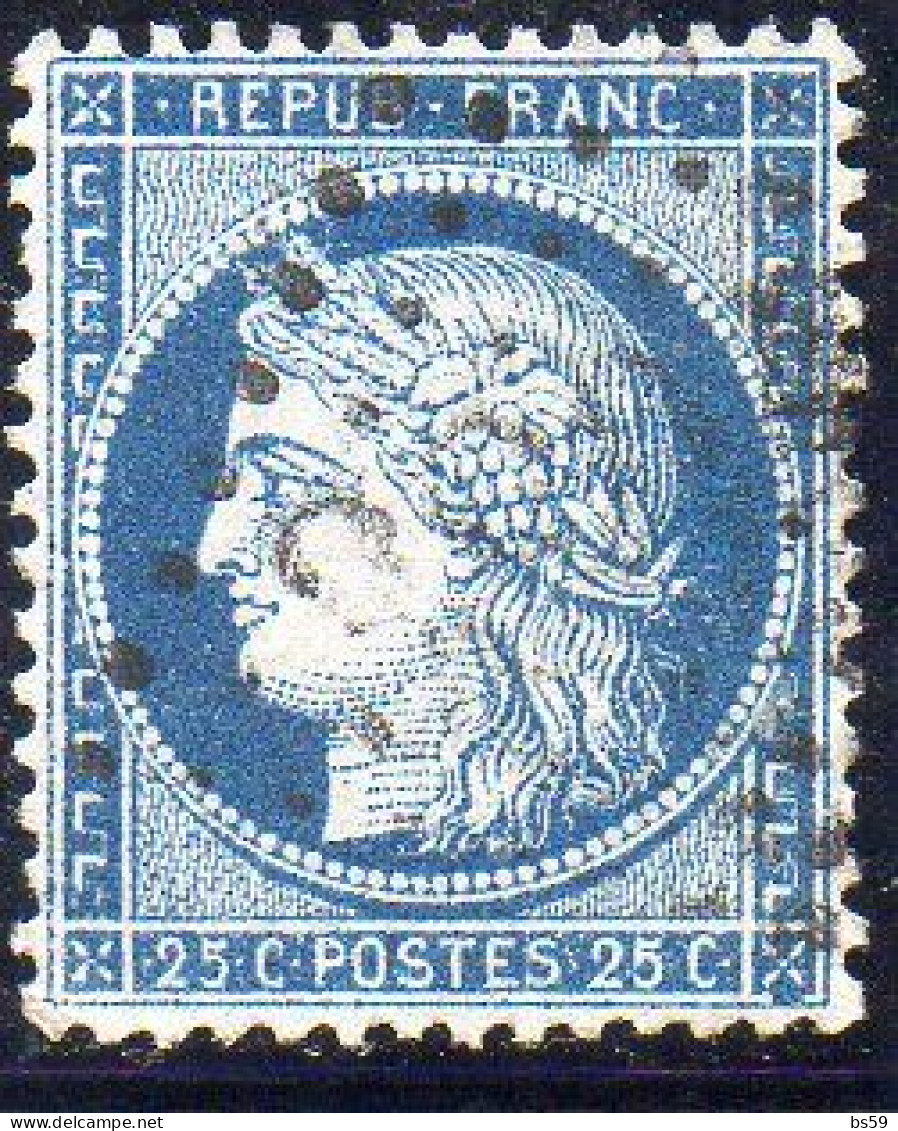 N° 60C Type I Avec Variété Point Bleu Sous Fleuron SE (040) - 1871-1875 Ceres