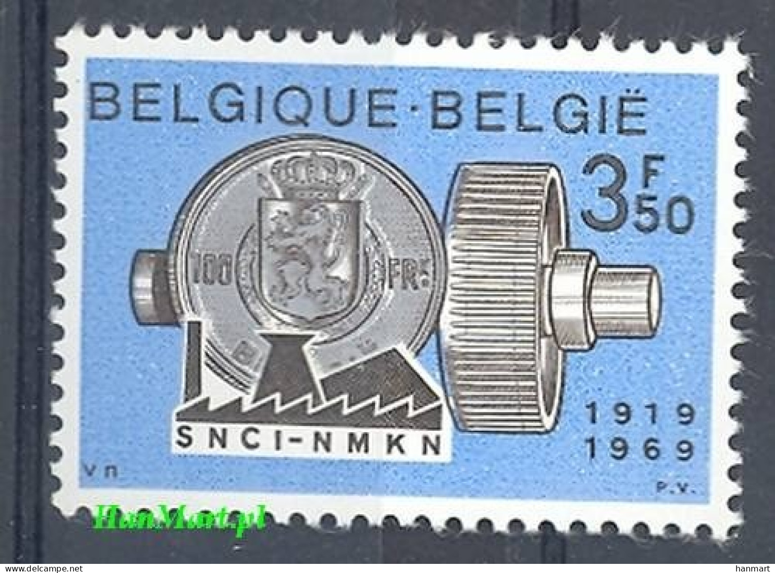 Belgium 1969 Mi 1573 MNH  (ZE3 BLG1573) - Münzen