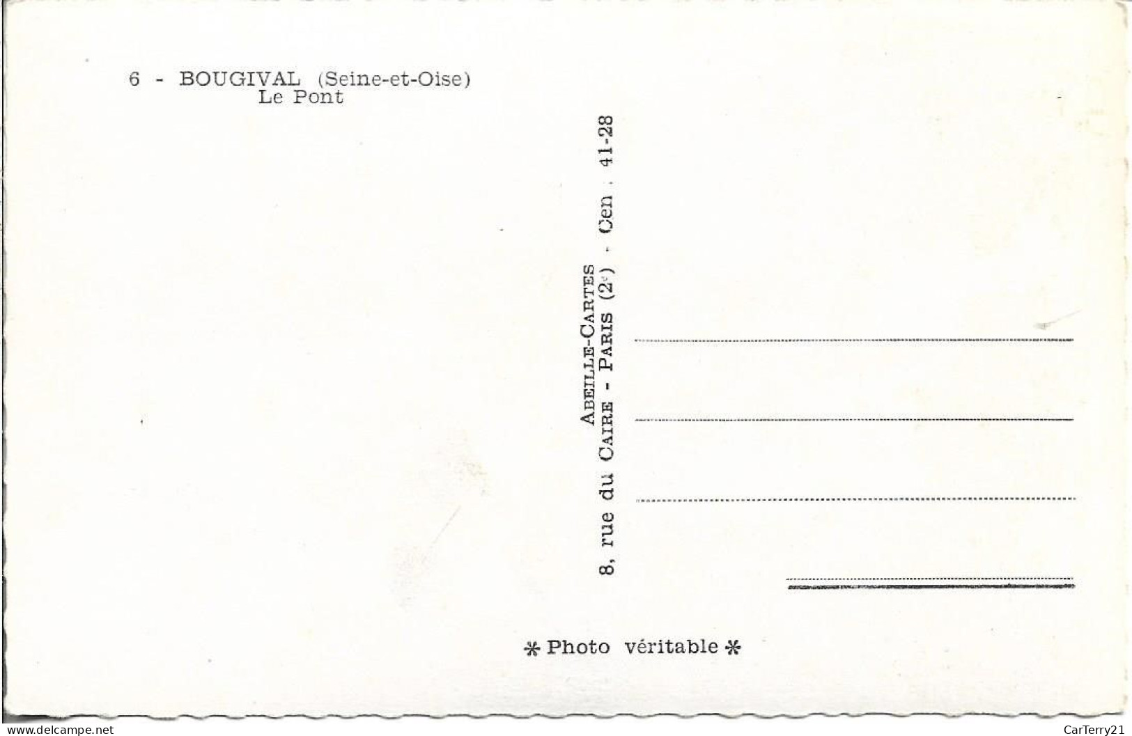 CPSM. 78 BOUGIVAL. LE PONT. - Bougival