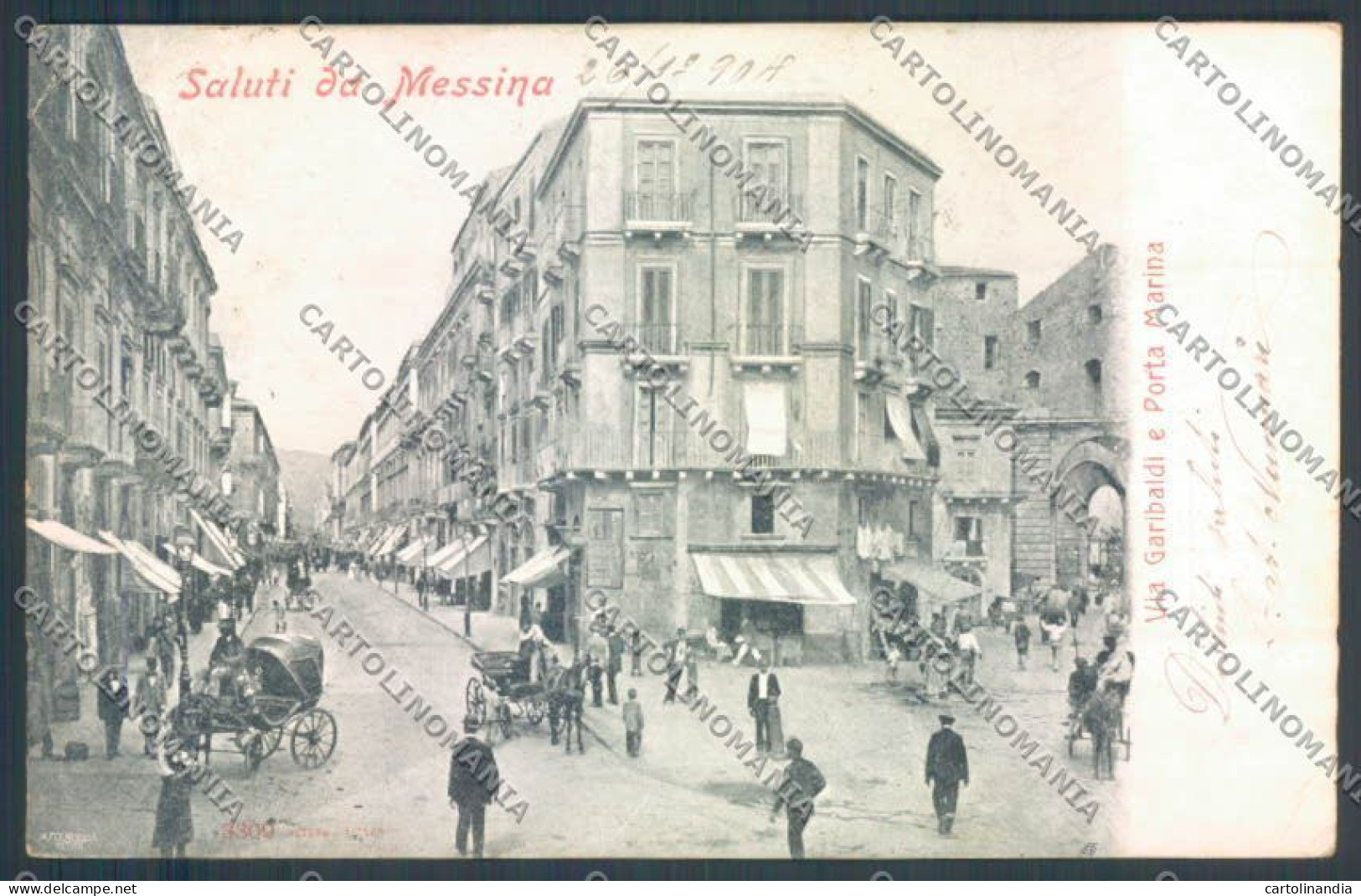 Messina Città Saluti Da Alterocca Cartolina ZB9668 - Messina