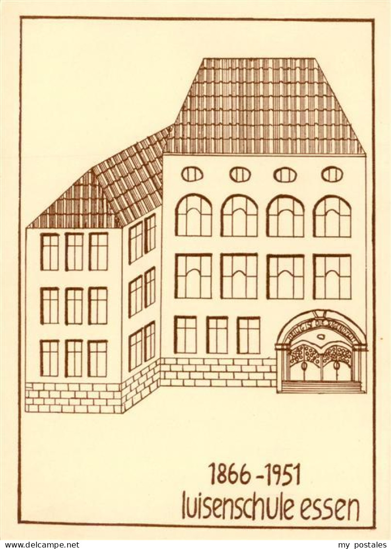 73886063 Essen  Ruhr Luisenschule Essen Zeichnung  - Essen