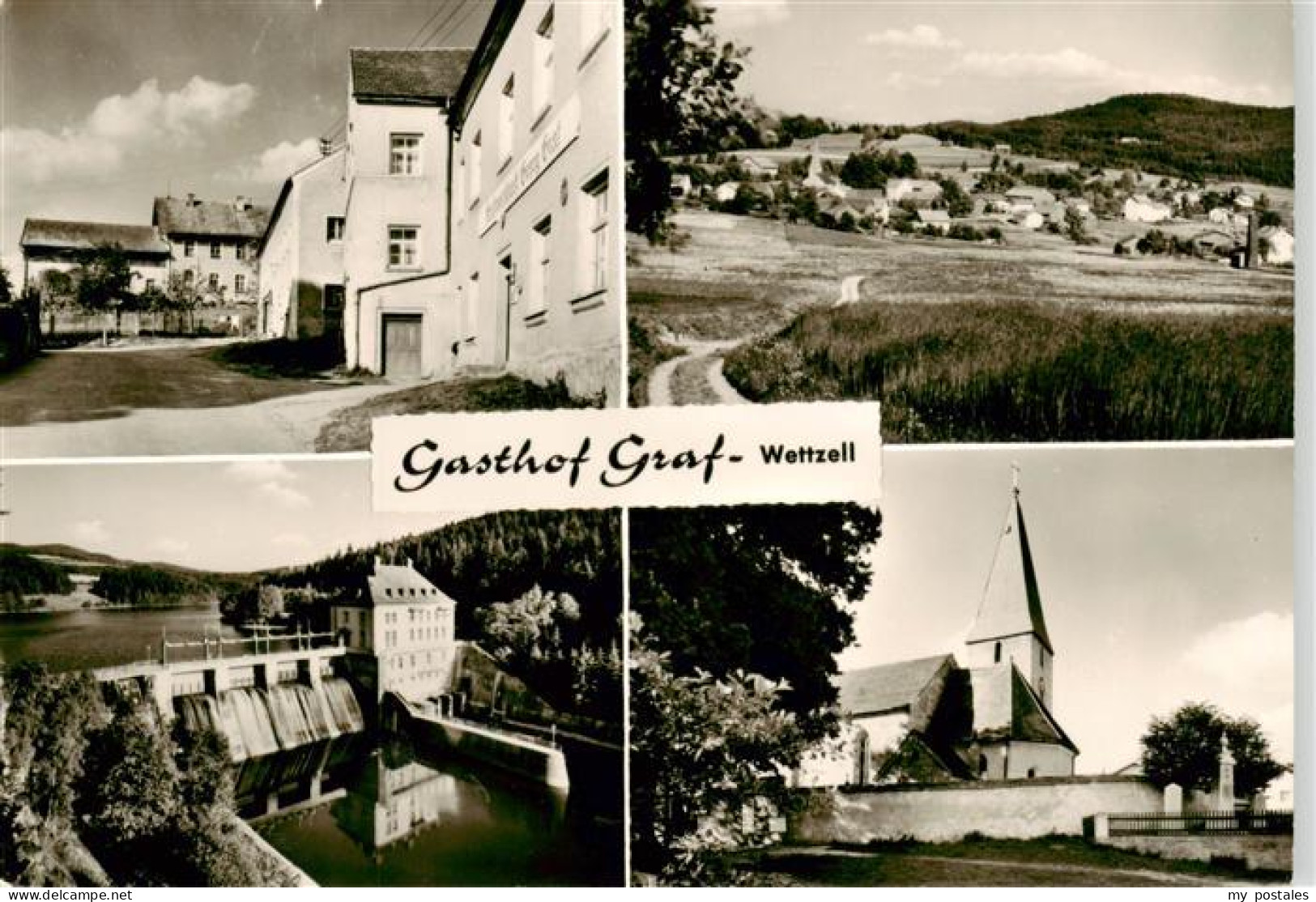 73886038 Wettzell Gasthof Graf Panorama Stauwehr Kirche Wettzell - Other & Unclassified