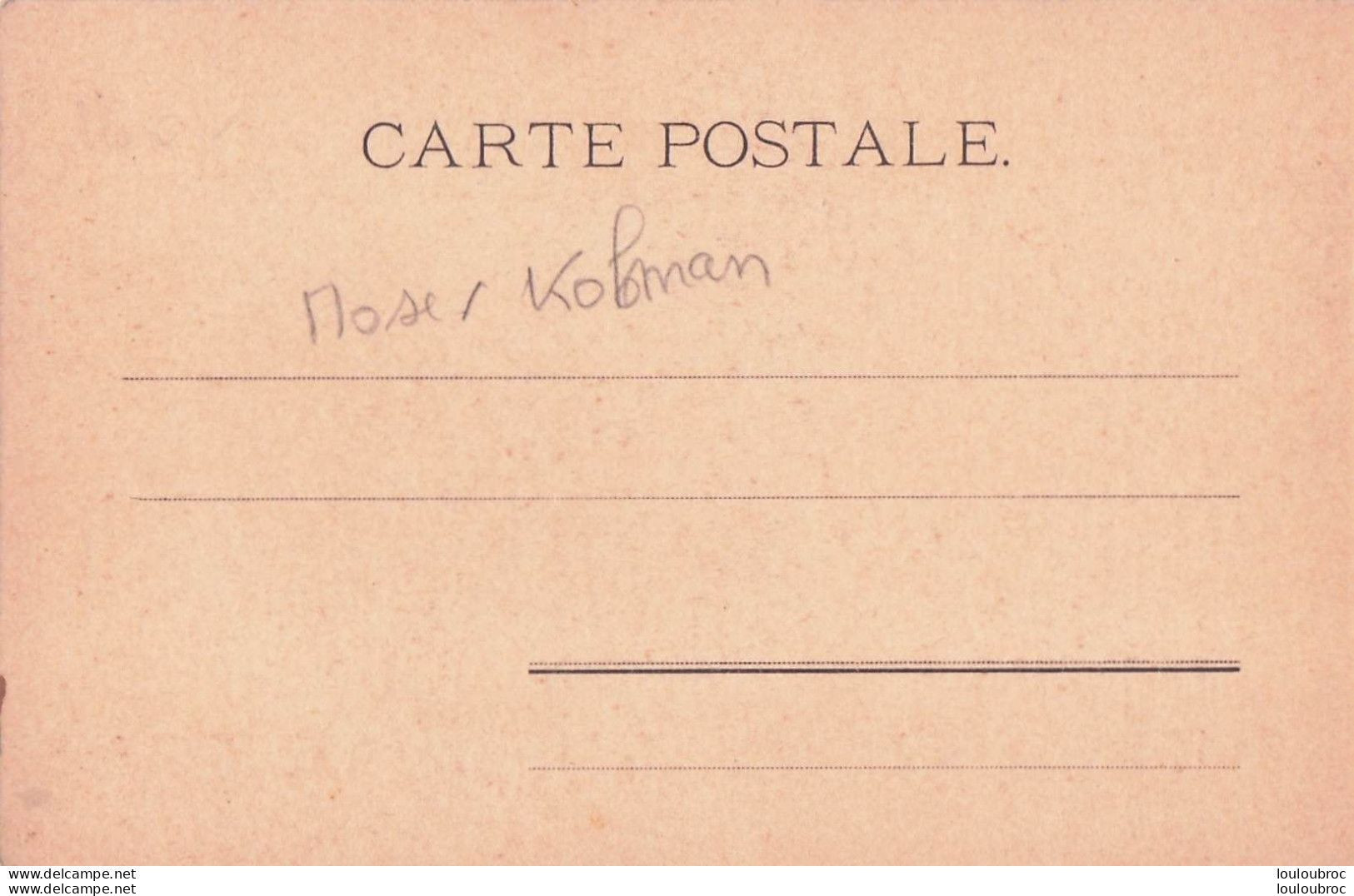 LES MAITRES DE LA CARTE POSTALE 2è.série PORTRAIT PAR MOSER KOLOMAN  KOLO - DE LA RARE SERIE - Other & Unclassified