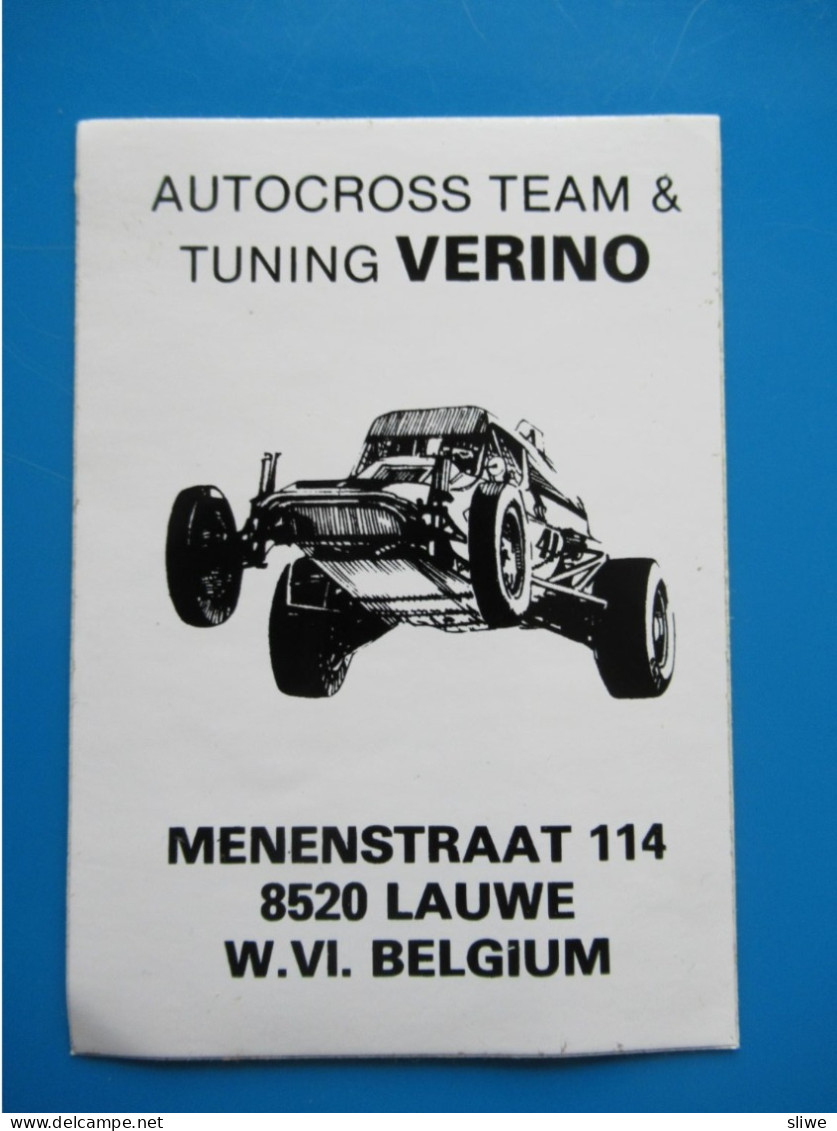 Sticker Autocross Team Verino Lauwe - Stickers