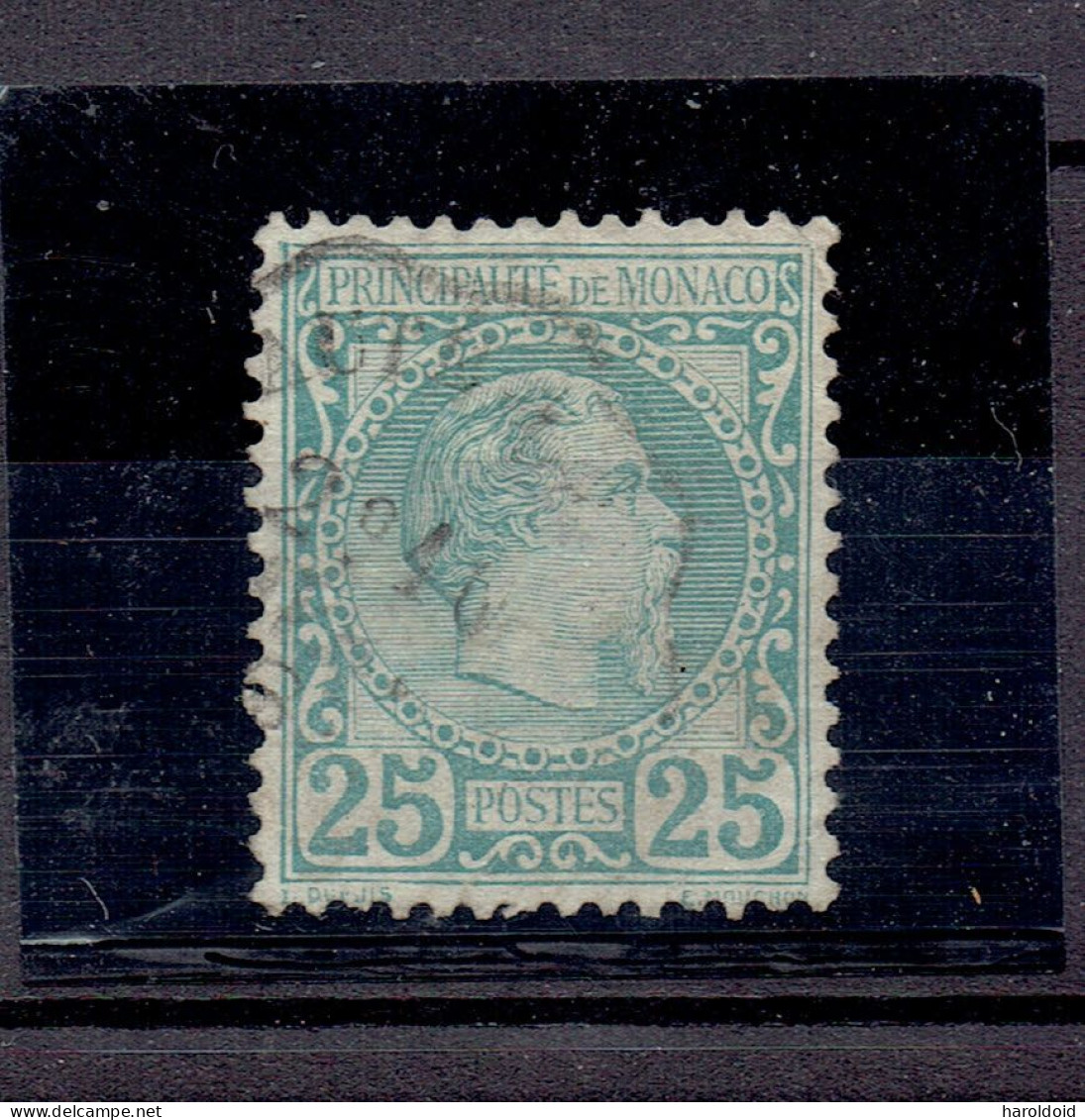 MONACO - N°6 OB - LEGER AMINCI - Used Stamps