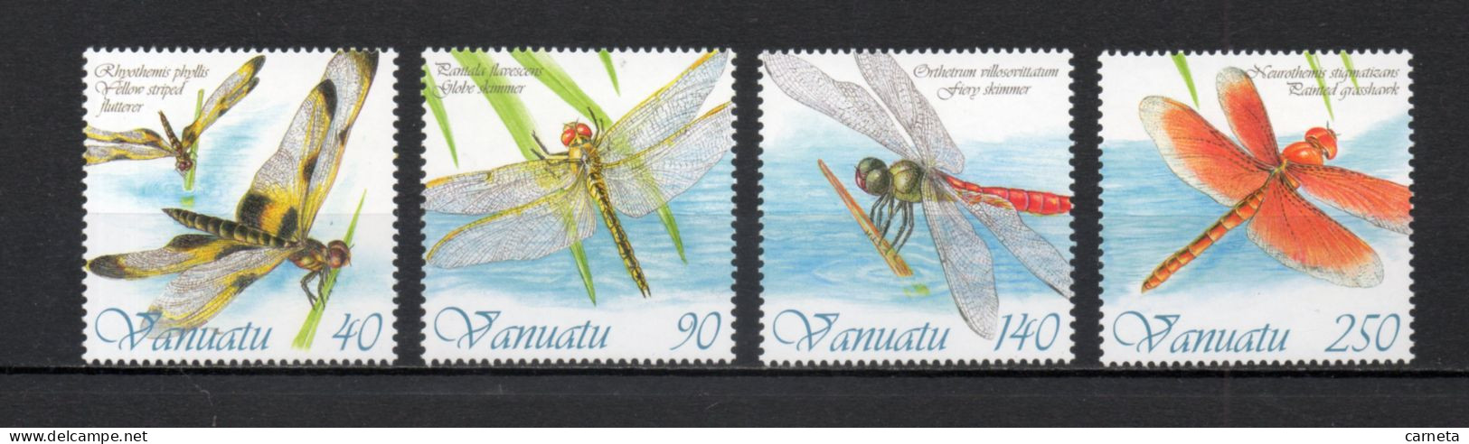 VANUATU  N° 1404 à 1407    NEUFS SANS CHARNIERE  COTE  12.00€    INSECTE ANIMAUX FAUNE - Vanuatu (1980-...)