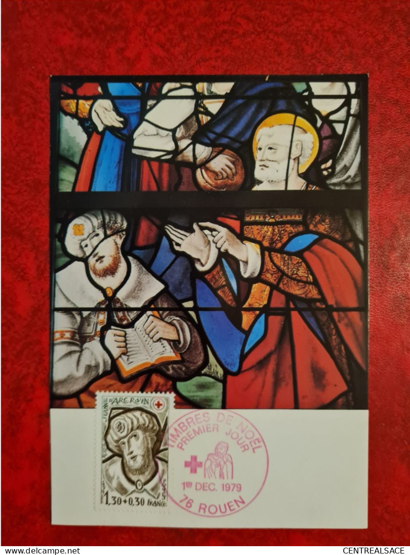 CARTE Maximum 1979 ROUEN CROIX ROUGE JEANNE D'ARC - 1970-1979