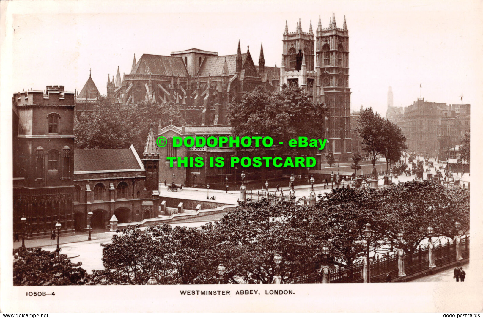 R506179 London. Westminster Abbey. D. F. Postcard - Andere & Zonder Classificatie