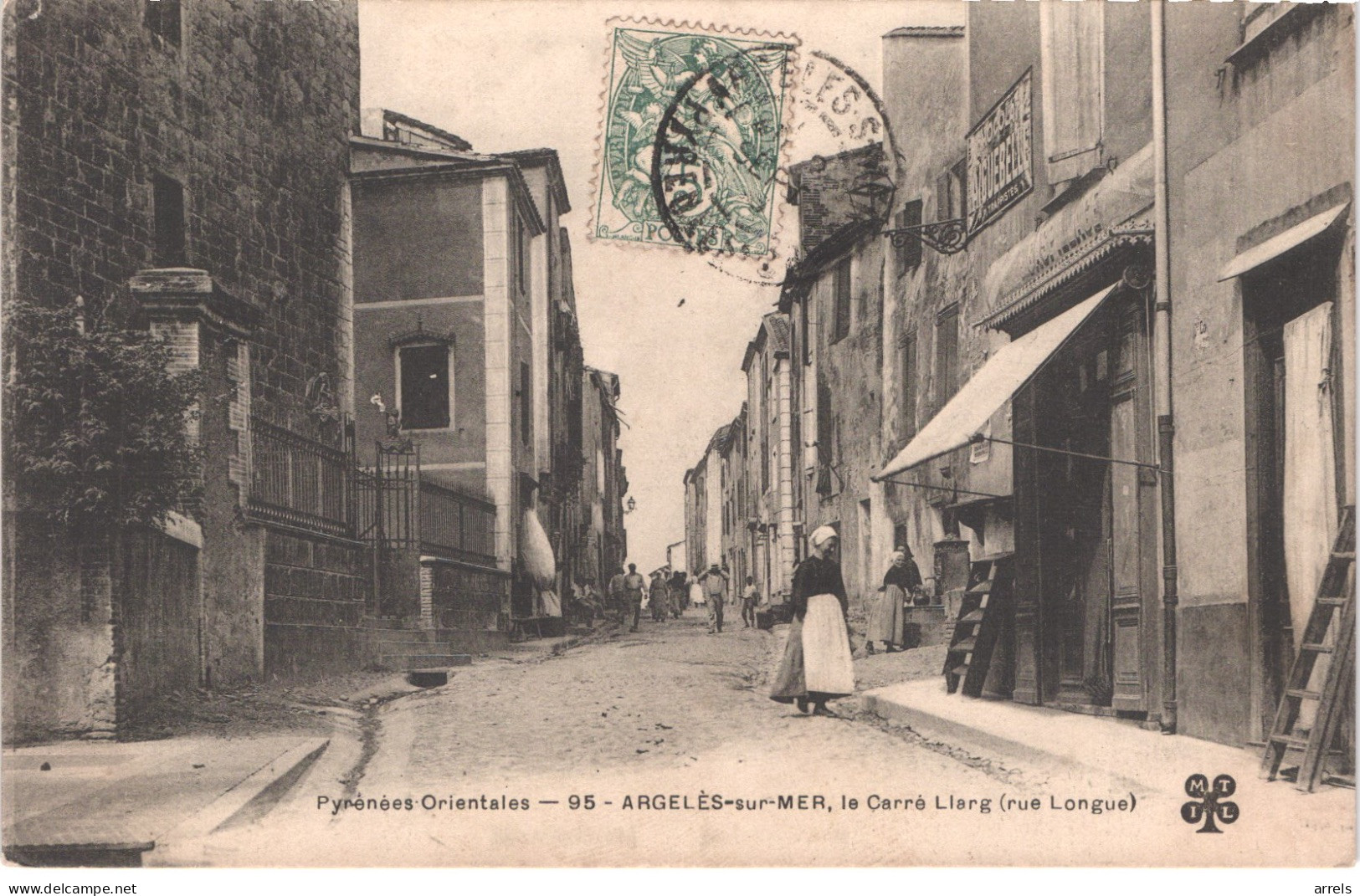 FR66 ARGELES SUR MER - Mtil 95 - Le Carré Llarg - Rue Longue - Animée - Belle - Argeles Sur Mer