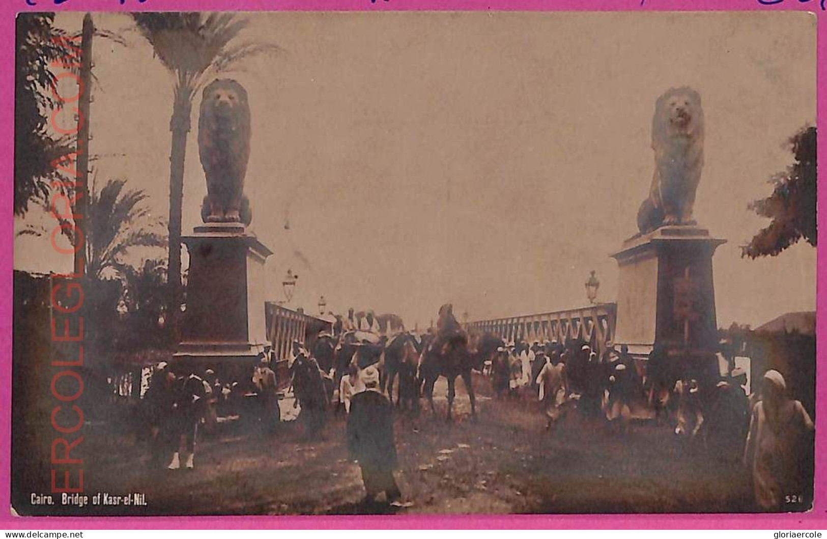 Ag2991 - EGYPT - VINTAGE POSTCARD - Cairo, Bridge Of Kasr-el-Nil - Cairo